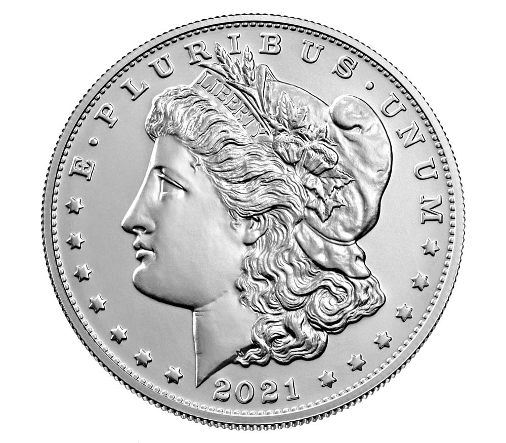 Morgan 2021 Silver Dollar with S Mint Mark